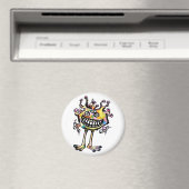 Aimant Kooky Eyed Rainbow MaN "Freddy" (In Situ (Lave-vaisselle))