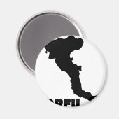 Aimant korfu corfu île grecque (Recto/Verso)