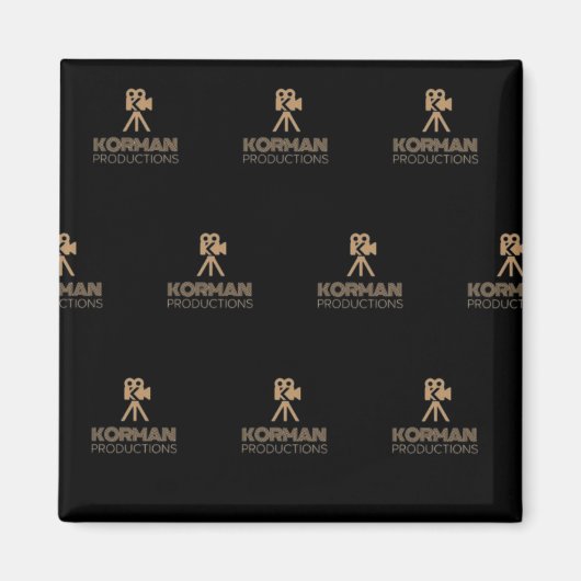 Aimant Korman Productions Logo YouTube Chaîne Carrelée (Devant)