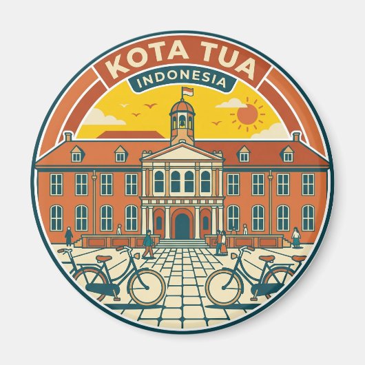 Aimant Kota Tua Indonésie (Devant)