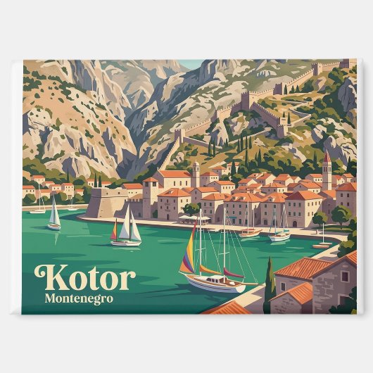 Aimant Kotor Monténégro (Recto)