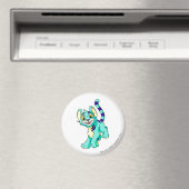 Aimant Kougra bleu (In Situ (Lave-vaisselle))