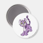 Aimant Kougra pourpre (Recto/Verso)