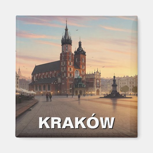 Aimant Krakow Pologne Travel (Devant)