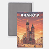 Aimant Krakow Pologne Travel (Recto/Verso)