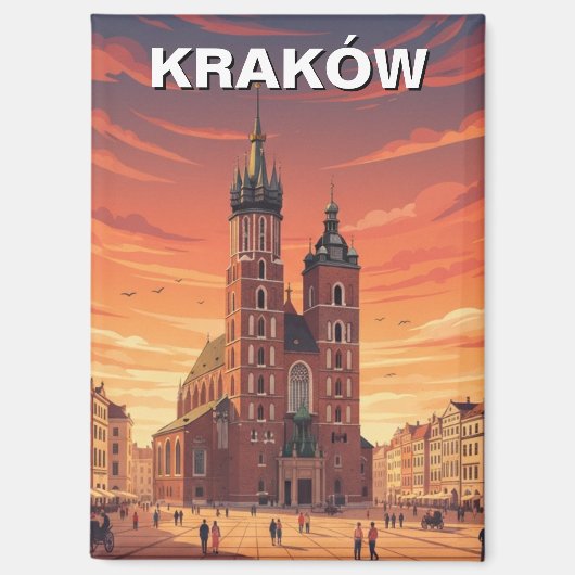 Aimant Krakow Pologne Travel (Recto)