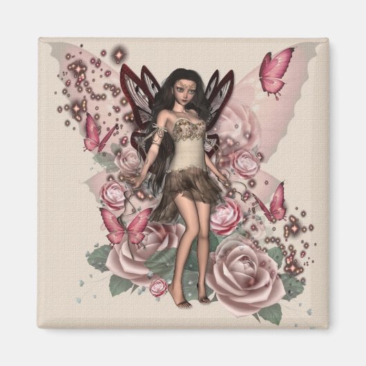 Aimant KRW Antique Rose Faery (Devant)