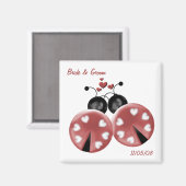 Aimant KRW Custom Love Bugs Wedding Favor (Recto/Verso)