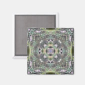 Aimant KRW Rétro Floral Shimmer (Recto/Verso)
