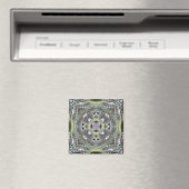 Aimant KRW Rétro Floral Shimmer (In Situ (Lave-vaisselle))