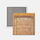 Aimant Kshitigarbha, juge de l'enfer, de Dunhuang (Recto/Verso)