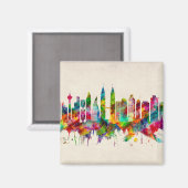 Aimant Kuala Lumpur Malaisie Skyline (Recto/Verso)