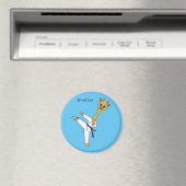 Aimant Kung Fu giraffe (In Situ (Lave-vaisselle))