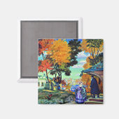 Aimant Kustodiev - Automne, 1924 peinture d'art, (Recto/Verso)