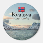 Aimant Kvaloya Island Norvège (Devant)