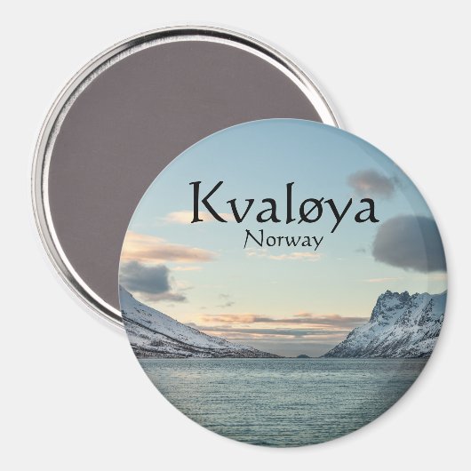 Aimant Kvaloya Island Norvège (Recto/Verso)