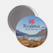 Aimant Kvaloya Island Norvège (Recto/Verso)