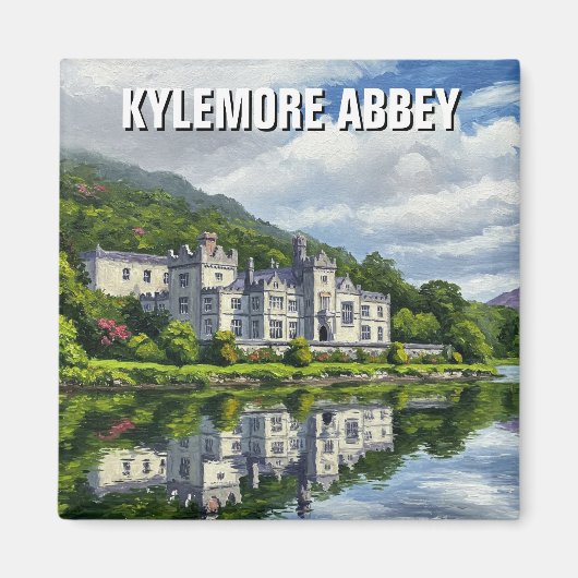Aimant Kylemore Abbey Irlande Voyage (Devant)