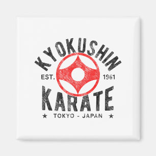 Aimant Kyokushin Karaté Do Arts Martiaux Japon Tokyo Vint
