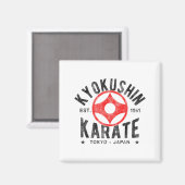 Aimant Kyokushin Karate Do Martial Arts Japan Tokyo Vinta (Recto/Verso)