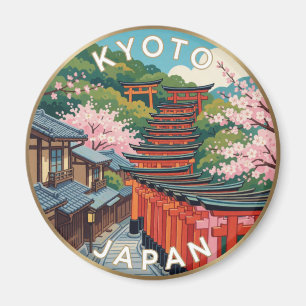 Aimant Kyoto Japon Voyage Japonais Coloré
