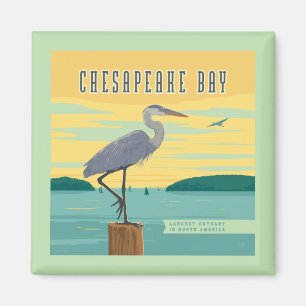 Aimant La Baie De Chesapeake Le Plus Grand Estuaire D'Amé