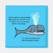 Aimant La baleine bleue... (Devant)