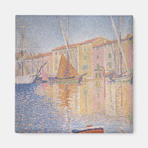 Aimant La balise rouge, saint Tropez, 1895