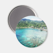 Aimant La barrière de corail de Grand Cayman (Recto/Verso)