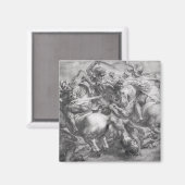 Aimant La bataille d'Anghiari après Léonard de Vinci (Recto/Verso)