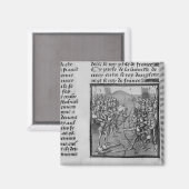 Aimant La bataille de Crécy en 1346 (Recto/Verso)