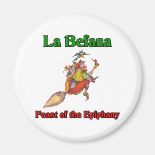 Aimant La Befana (Sorcière de Noël) Fête de l'Epiphanie