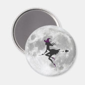 Aimant La belle sorcière devant la lune (Recto/Verso)