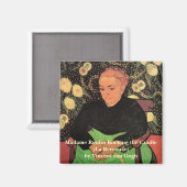 Aimant La Berceuse (Augustine Roulin) de Vincent van Gogh (Recto/Verso)