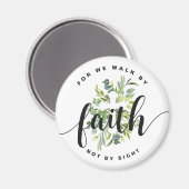 Aimant La Bible Verse De La Croix Religieuse (Recto/Verso)