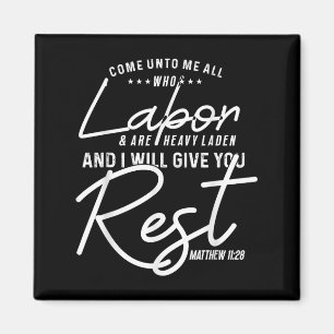 Aimant La Bible Verse Dieu Matthieu 11_28 - Invitation Au