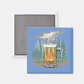 Aimant La bière Smokey (Recto/Verso)
