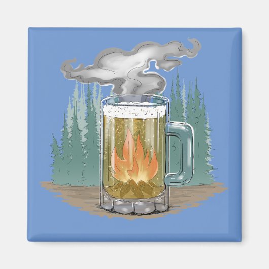Aimant La bière Smokey (Devant)