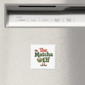 Aimant La Boisson Magique de Noël de l'Elf Matcha (In Situ (Lave-vaisselle))