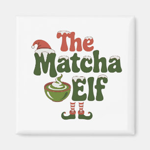 Aimant La Boisson Magique de Noël de l'Elf Matcha