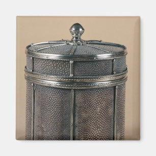 Aimant La boîte de cigarette avec shagreen les côtés,