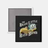 Aimant La Bombe de Bain Peureuse (Recto/Verso)