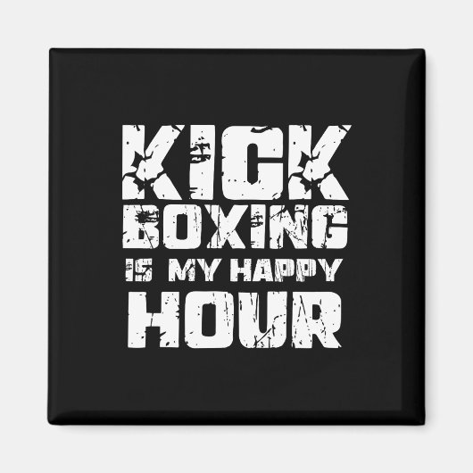 Aimant La boxe thaïlandaise est mon heure heureuse Femmes (Devant)