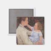 Aimant La caresse de l'enfant | Mary Cassatt (Recto/Verso)