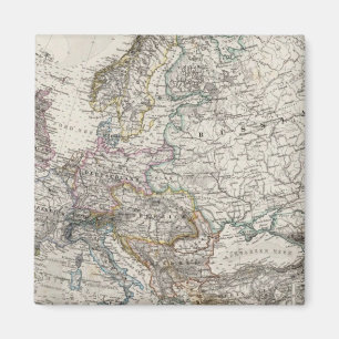 Aimant La carte de l'Europe par Stieler