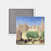 Aimant La cathédrale de Séville (Recto/Verso)