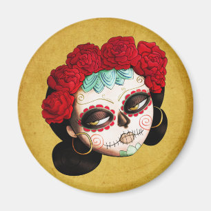 Aimant La Catrina - Dia de Los Muertos Girl