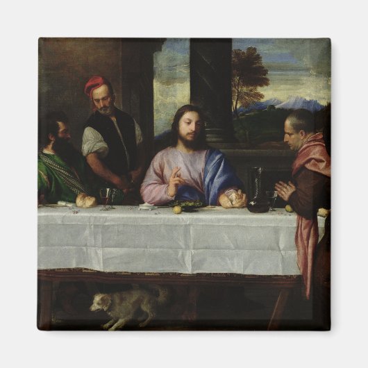 Aimant La Cène à Emmaüs, c.1535 (Devant)