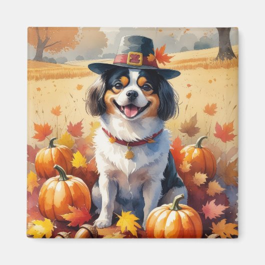 Aimant La Chaîne Japonaise À L'Automne Laisse L'Art Thank (Devant)