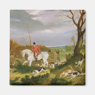 Aimant La chasse du Suffolk - allant couvrir près de